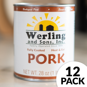 canned barbecue pork